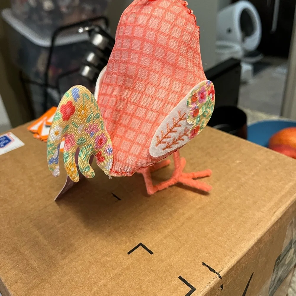 Target Pink and Green Holiday Bird Decor